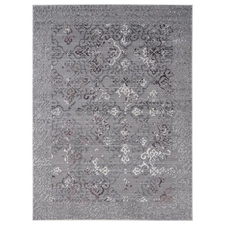 UNITED WEAVERS OF AMERICA United Weavers of America 2601 10382 58 5 ft. 3 in. x 7 ft. 2 in. Marblemount Rectangle Area Rug; Plum 2601 10382 58